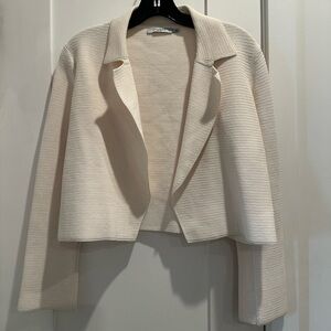 MM LaFleur Jolie Jardigan - Basketweave Ivory - Small